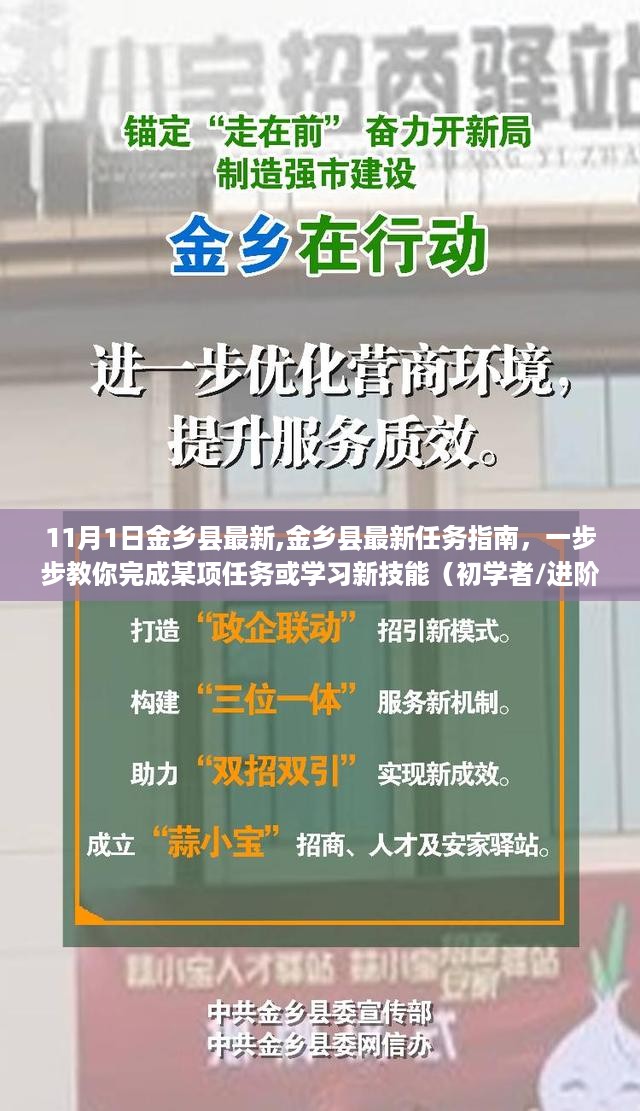 金乡县最新任务指南，从初学者到进阶用户，一步步完成某项任务或学习新技能的教程（11月1日更新）