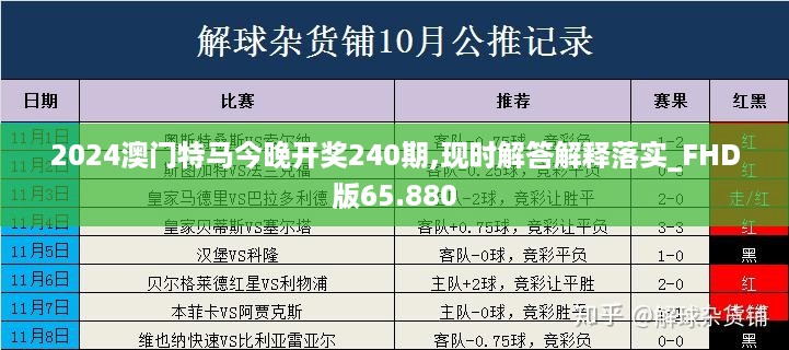 2024澳门特马今晚开奖240期,现时解答解释落实_fhd版65.880