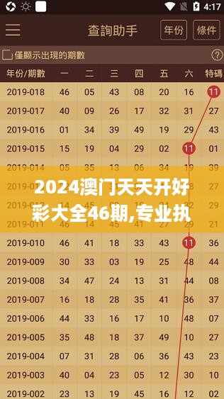 2024澳门天天开好彩大全46期,专业执行问题_史诗版rse986.95